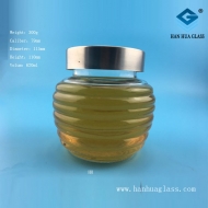 600ml glass honey bottle sold directly by the manufacturer