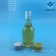 Manufacturer of 100ml glass wine bottles
