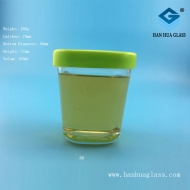 150ml square pudding glass yogurt bottle