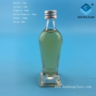 Manufacturer's direct sales of 50ml glass wine bottles