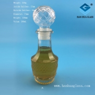 Wholesale price of 200ml glass wine bottles