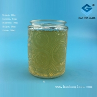 Manufacturer of 200ml Sunflower Glass Candle Can