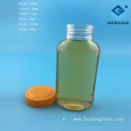Wholesale of 250ml honey glass bottles