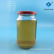 Wholesale 750ml honey glass bottle