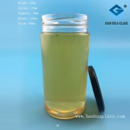 400ml cylindrical jam glass bottle manufacturer