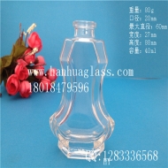 Hot selling 40ml transparent glass perfume bottle manufacturer