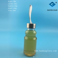 250ml portable portable glass juice beverage bottle