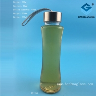 280ml portable handheld glass juice beverage cup