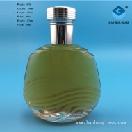 500ml split glass bottle whiskey glass bottle