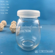 100ml pudding glass bottle