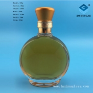 500ml flat circular glass wine bottle manufacturer