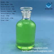 Manufacturer's direct sales of 125ml transparent glass small mouth reagent bottles