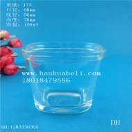 150ml square pudding glass bottle