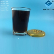 150ml square bottomed glass wine bottle