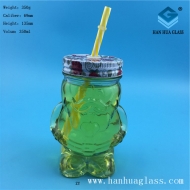 350ml Mason glass juice beverage glass jar