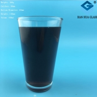 Wholesale 400ml fruit juice glass beverage cups