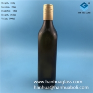 Manufacturer of 500ml square brown glass wine bottle
