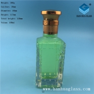 Manufacturer of 100ml rectangular glass wine bottle