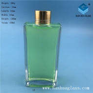 Manufacturer of 150ml crystal white rectangular glass wine bottle