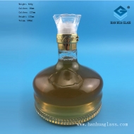 Wholesale price of 500ml glass wine bottles