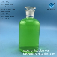 Wholesale of 500ml small mouth transparent glass reagent bottles